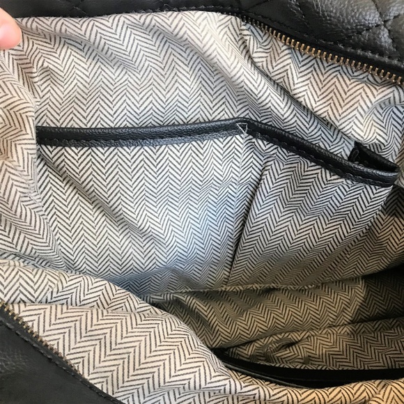 Steve Madden Bparker Quilted Satchel Purse - Picture 6 of 7